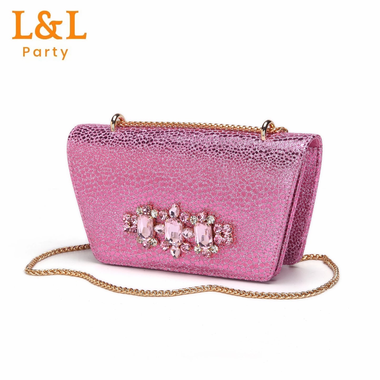 2024 Newest INS Pink Color Elegant High Heels Nigeria Popular Design African Ladies Shoes And Bag Set for Wedding Party