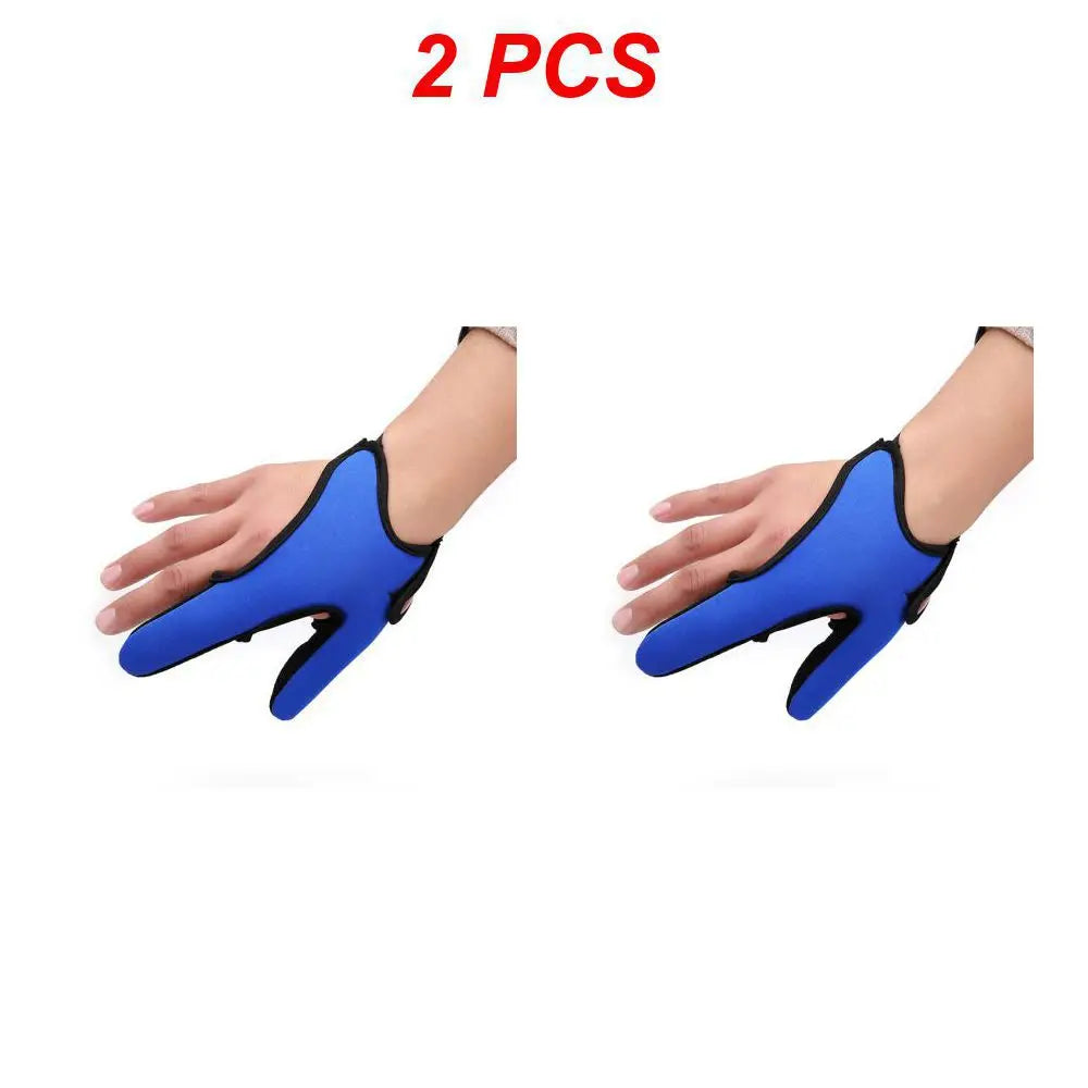 Fishing Gloves 2 Fingers Protector Breathable Anti-Slip Anti-Cut Fishing Gloves Carp Outdoor Fishing Tackle Accessories Supplies