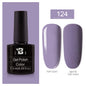 BOZLIN 5ML Color Solid Nail Gel Colorful Painting Nail Art Varnish Semi Permanent Solid Polish UV Nail Gel Top Coat Manicure