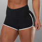 High Waist Shorts Women Exercise Sexy Hips Push Up Sportswear Quick-drying Running Casual Shorts Tights Skinny Yoga Pants Black