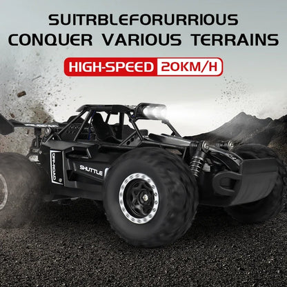 2024 New RC Car 1:16 2.4Gh Model With LED Lights 2WD Off-road Remote Control Climbing Vehicle Outdoor Cars Drift Toys Boys Gifts