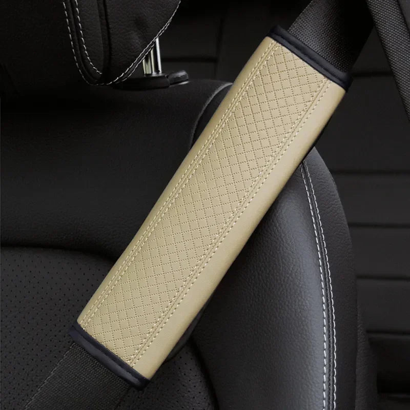 Pu Leather Car Seat Belt Safety Belt Shoulder Cover Breathable Protection Seat Belt Padding Pad
