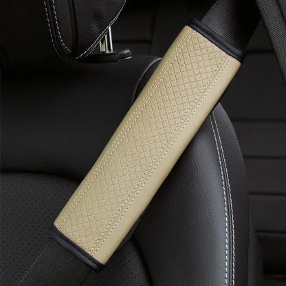 Pu Leather Car Seat Belt Safety Belt Shoulder Cover Breathable Protection Seat Belt Padding Pad