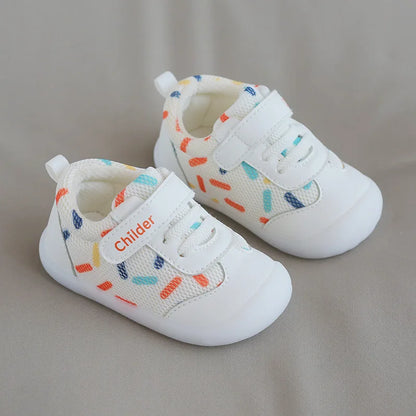 Best Boys/Girls Baby Walking Shoe Spring/Autumn New 0-2 Year Old Shoe Soft Sole Mesh Breathable Baby Shoe Nude Shoe bebê أحذية