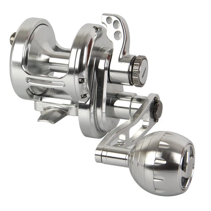 Topline 6.3:1 Slow Pitch Jigging Reel Aluminum CNC Machined High Retrieve Max Drag 35KG 9BB+2RB Grouper Sea Fishing Jigs Reel500