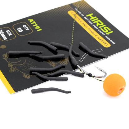 10pcs Carp Fishing Short Line Aligners Tungsten Fishing Baseline Tungsten Hook Sleeve Carp Terminal Tackle