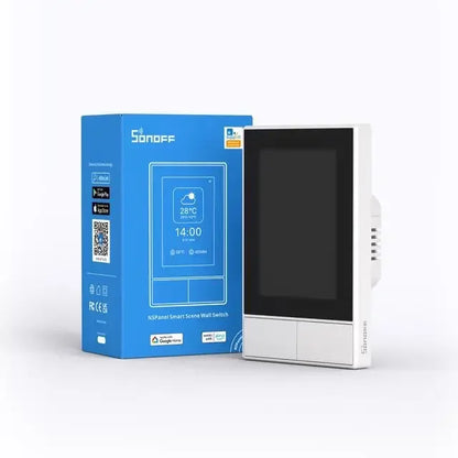 SONOFF NS Panel White Smart Scene Wall Switch EU/ US Wifi Smart Thermostat Display Switch Control Via eWelink Alexa Google Home