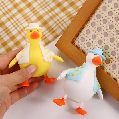 New Duck Stress Relief Squishy Toy Slow Rising Squeeze Antistress Ball Cartoon Home Decor Squishy Stress Reliever Sensory Toys