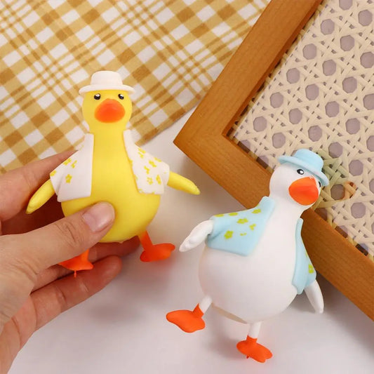 New Duck Stress Relief Squishy Toy Slow Rising Squeeze Antistress Ball Cartoon Home Decor Squishy Stress Reliever Sensory Toys