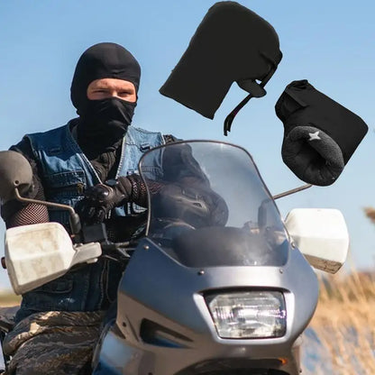 Riding Handlebar Gloves Thick Warm Road Bike Handlebar Gloves For Cycling Motorcycle Mountain Bike Scooter Folding Bicycles