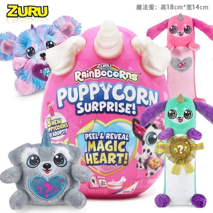 New Surprise Doll ZURU Rainbocorns Puppycorn Series 2 Generation Dog Surprise Egg Mini Plush Doll Is The Best  Gift for Girls