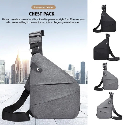 Anti Theft Travel Bag Men's Chest Bag Outdoor Leisure Crossbody Bag Nylon Waterproof Handbag For Wander Hiking Dropshipping