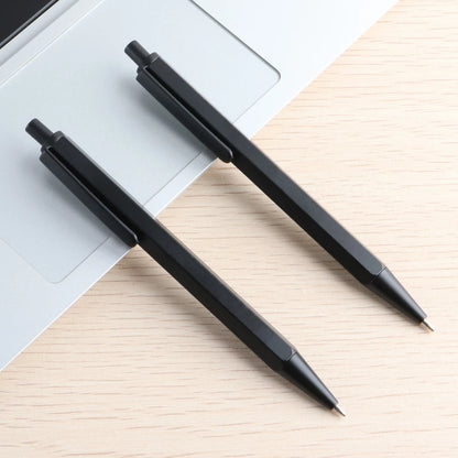 Metal Ballpoint Pens Automatic Ballpoint Pen Refill Black Blue Ink For School Office Stationery Supplies Writing 0.7mm