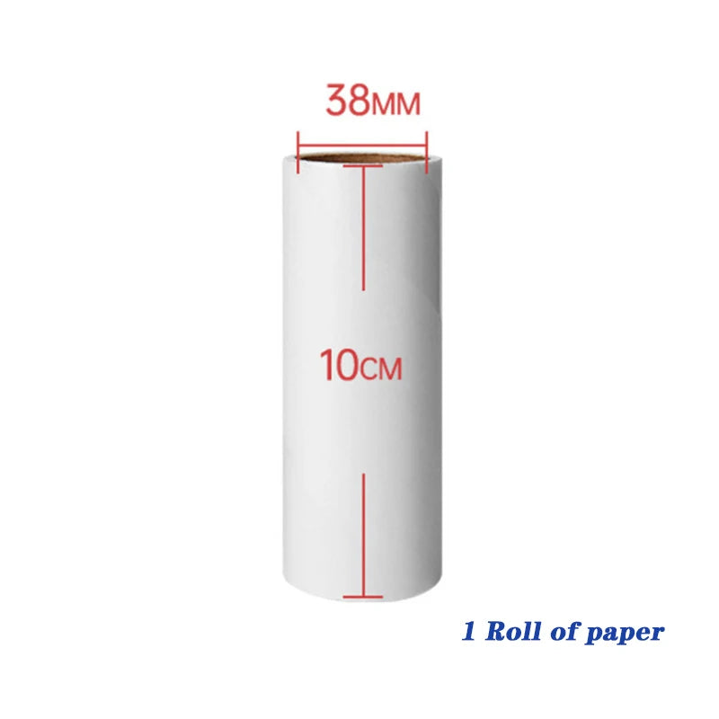 Tearable Roll Paper Sticky Roller Dust Wiper Safe Stash Storage Sight Secret Replaceable Cleaning Brush Tool