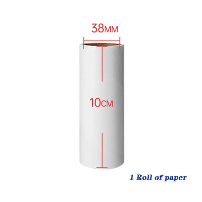Tearable Roll Paper Sticky Roller Dust Wiper Safe Stash Storage Sight Secret Replaceable Cleaning Brush Tool