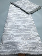Kalume Latest French Jacquard Tulle Lace Fabric 2024 Best African Brocade Lace Fabric for Women Midi Party Prom Dresses F3327