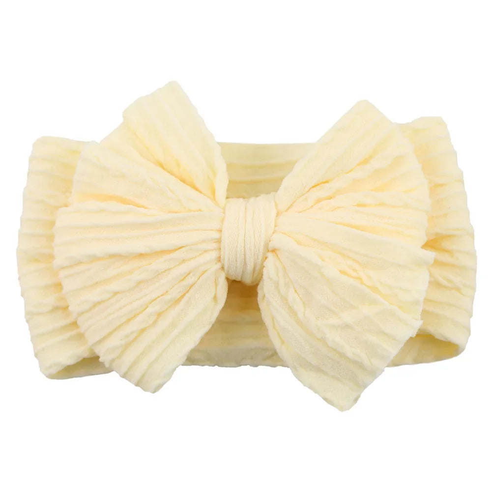 Cute Bowknot Baby Headband Turban Soft Elastic Baby Girls Hairband for Children Newborn Headwraps Headwear Kids Hair Accessories