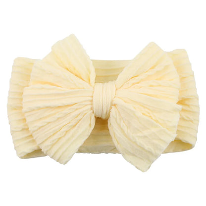 Cute Bowknot Baby Headband Turban Soft Elastic Baby Girls Hairband for Children Newborn Headwraps Headwear Kids Hair Accessories