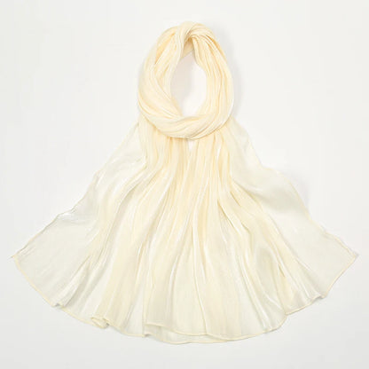 New Premium Silk Crinkle Hijab Scarf Women Shawls Plain Muslim Women Hijabs Breathab Islam Women Turban Pleated Scarf Ramadan