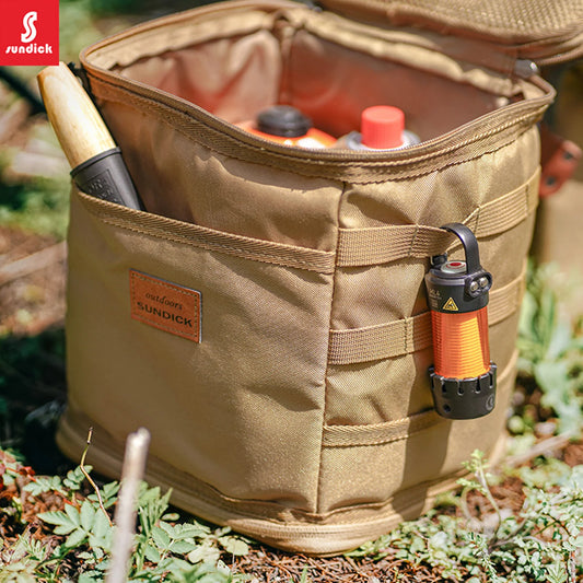 Oxford Cloth Camping Storage Handbag Waterproof Bbq Picnic Bags Reusable Cookware Carrier Organizer for Family Bbq Travel Supply