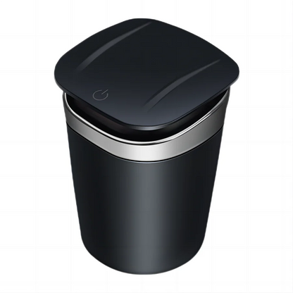 Universal Car Ashtray Portable Automatic Multi-function Button Open Lid Ashtray with LED Light Metal Liner for Car