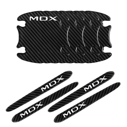 Car Door Handle Sticker Anti Collision Auto Exterior Accessories For Acura MDX RDX TSX TL ILX TLX NSX RL CDX RSX ZDX TLXL RLX