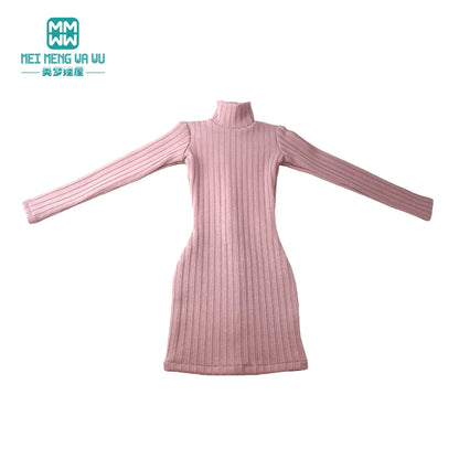 BJD Doll Clothes 60cm 1/3 SD DD Ball joint doll accessories Stylish turtleneck sweater dress girl gift