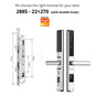 TUYA WIFI Waterproof Smart Door Lock Fingerprint APP Password RFID Card Keyless Digital Electronic Lock Aluminum/Glass Sliding