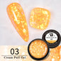 BOZLIN 5ML Color Solid Nail Gel Colorful Painting Nail Art Varnish Semi Permanent Solid Polish UV Nail Gel Top Coat Manicure