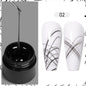 BOZLIN 5ML Color Solid Nail Gel Colorful Painting Nail Art Varnish Semi Permanent Solid Polish UV Nail Gel Top Coat Manicure