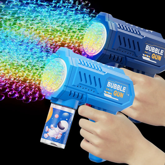 New Fully automatic children's bubble machine luminous toy gift bubble gun bubble stick without battery without bubble water