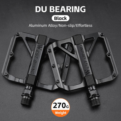 WEST BIKING MTB Cycling Pedals Sealed Bearing Ultralight Aluminum Alloy Footboard Anti-Slip Bicycle Platform Pedals Bike Parts