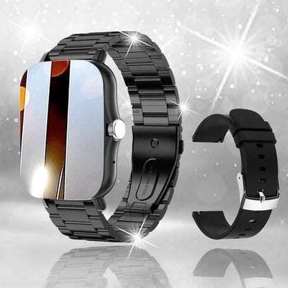 +3pc Square Smart Watch Women Men Smartwatch Touch Dial Calls Music Smartclock For Android IOS Fitness Tracker Sport Smart-watch