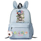 lububu Girls School Backpack Kawaii Children Backpack Cartoon Schoolbag Cute Girls School Supplies Travel Rabbit Ears Mochila