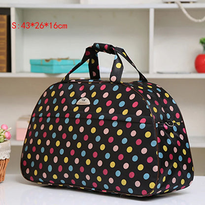 Large Capacity Handbag Travel Bag for Women Fashion Cartoon Luggage Bag Men Weekend Travel Bag Waterproof Shoulder Travel Duffle