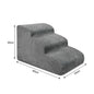 Removable Dog Stairs 3 Steps Ramp Couch Puppy Old Dog Non-Slip Removable Ladder High Couch and Bed Pet Supplies
