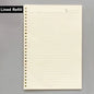 A5/B5/A4 Binder Notebooks Loose Leaf Replaceable Inner Refill with Divider Metal Ring Journal for Student Office School Supplies