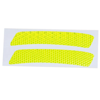 2Pcs/Set Warn Light Reflector Protective Sticker Scratch Paster Car Bumper Reflective Warning Strip Stickers Wheel Rim Eyebrow