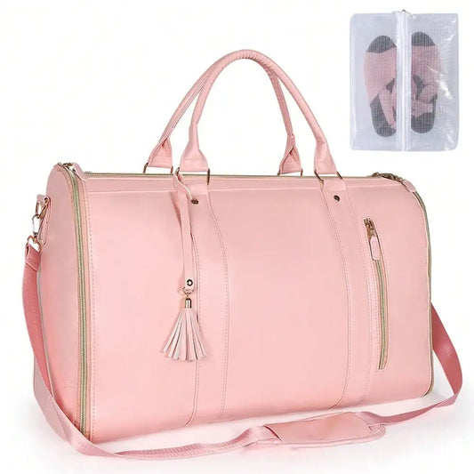 Travel Duffel Bag, Sports Handbag Gym Bag, Shoulder Weekend Overnight Bag For Women