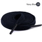 1Pair 8mm Flat Shoelaces Unisex Polyester Black White Shoe Laces Sneakers Canvas Laces Classic Soft Kids Shoestrings 80-120cm
