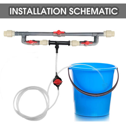 1/2" 3/4" 1" Male Thread Agriculture Irrigation Venturi Fertilizer Injector Kit Garden Greenhouse Watering System Fitting Filter