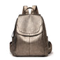 Luxury Women Genuine Leather Backpack Fashion Designer Female Soft Cow Leather School Bag Large Capacity Travel Bags Mochila Sac