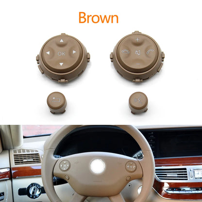 Car Multi-function Steering Wheel Control Switch Push Button Keys For Mercedes Benz W221 W216 S CL Class S300 S350 S400 S600