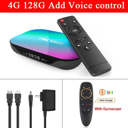 HK1 BOX Smart TV BOX Amlogic S905X3 Android 9.0 1000M 4GB 64GB 128GB 2.4G&5G Dual Wifi 3D BT 8K 4K Media Player Set Top Box