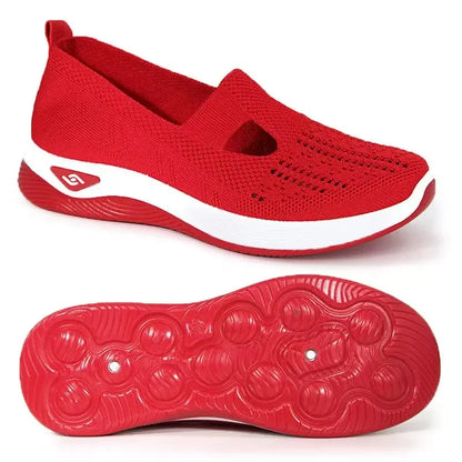 Orthopedic Shoes for Women Walking Shoes Slip On Arch Support Memory Foam Breathable Sneakers Summer Comfortable Casual Trainers