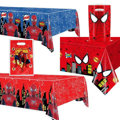 Tablecloth Decorations Spiderman Birthday Party Supplies Spiderman Theme Disposable Table Cover Kid Birthday Party Supplies Baby