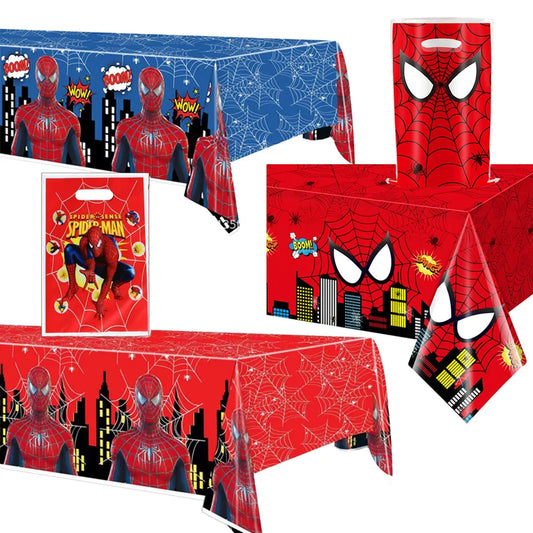 Tablecloth Decorations Spiderman Birthday Party Supplies Spiderman Theme Disposable Table Cover Kid Birthday Party Supplies Baby
