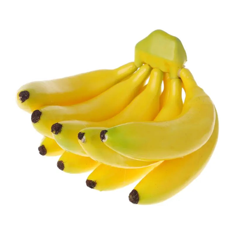 Realistic Artificial Banana Bunch Fruit Fake Display Prop Decorative Fo