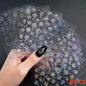 8Pcs Red Heart Nail Stickers 3D Bronzing Silver Gold Heart Shape Star & Moon Metal Totem Nail Slider Self-Adhesive DIY Nail Art*