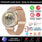 2024 New Women Medical Grade Smart Watch Blood Glucose Uric Acid Blood Lipid Menstrual Health Tester BT Talking smartwatch Women